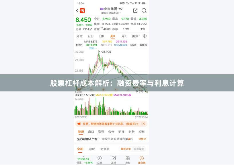 股票杠杆成本解析：融资费率与利息计算